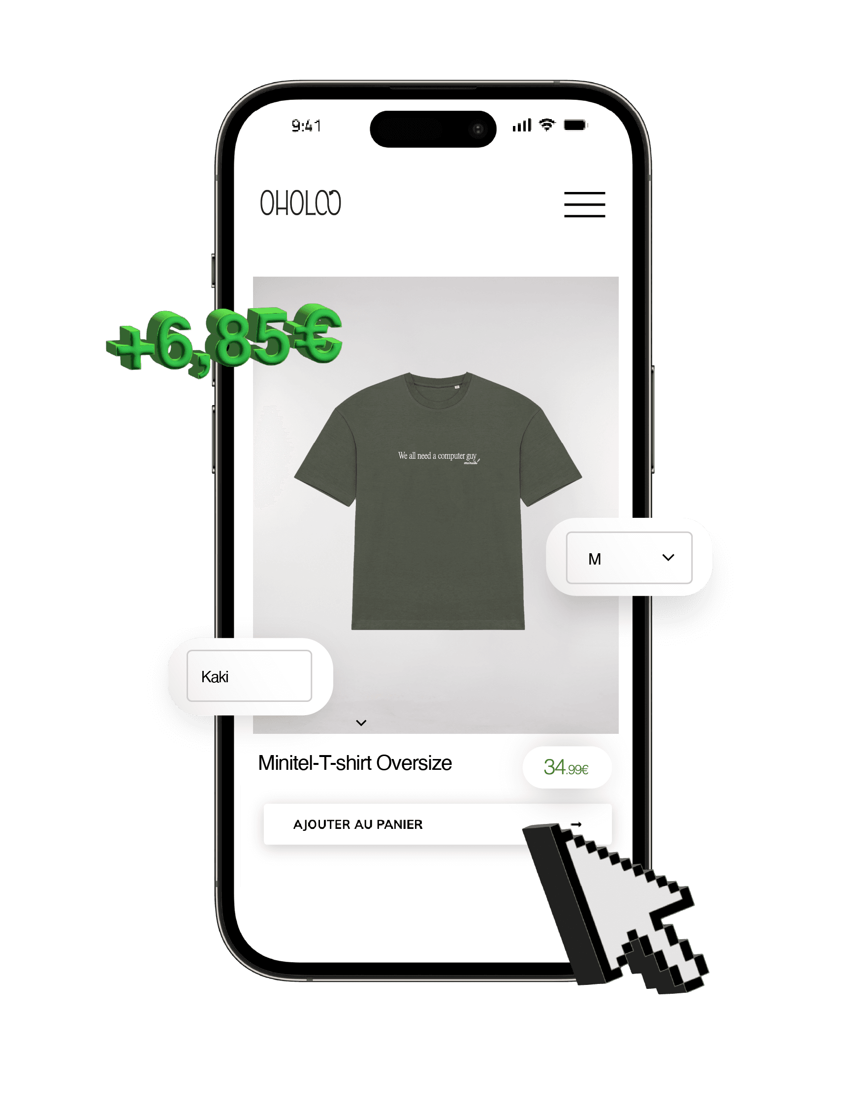 Boutique Oholoo sur mobile